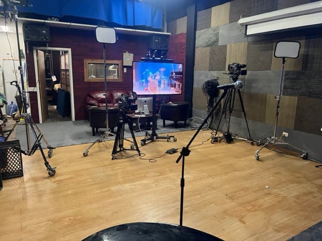 Sound Stage Music Video Recording